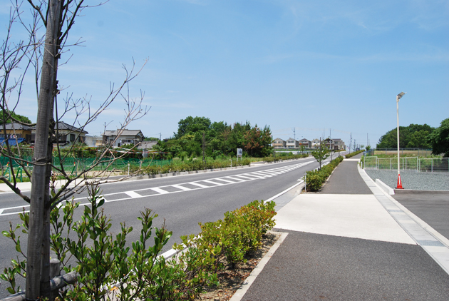 国庫補助事業道路築造工事