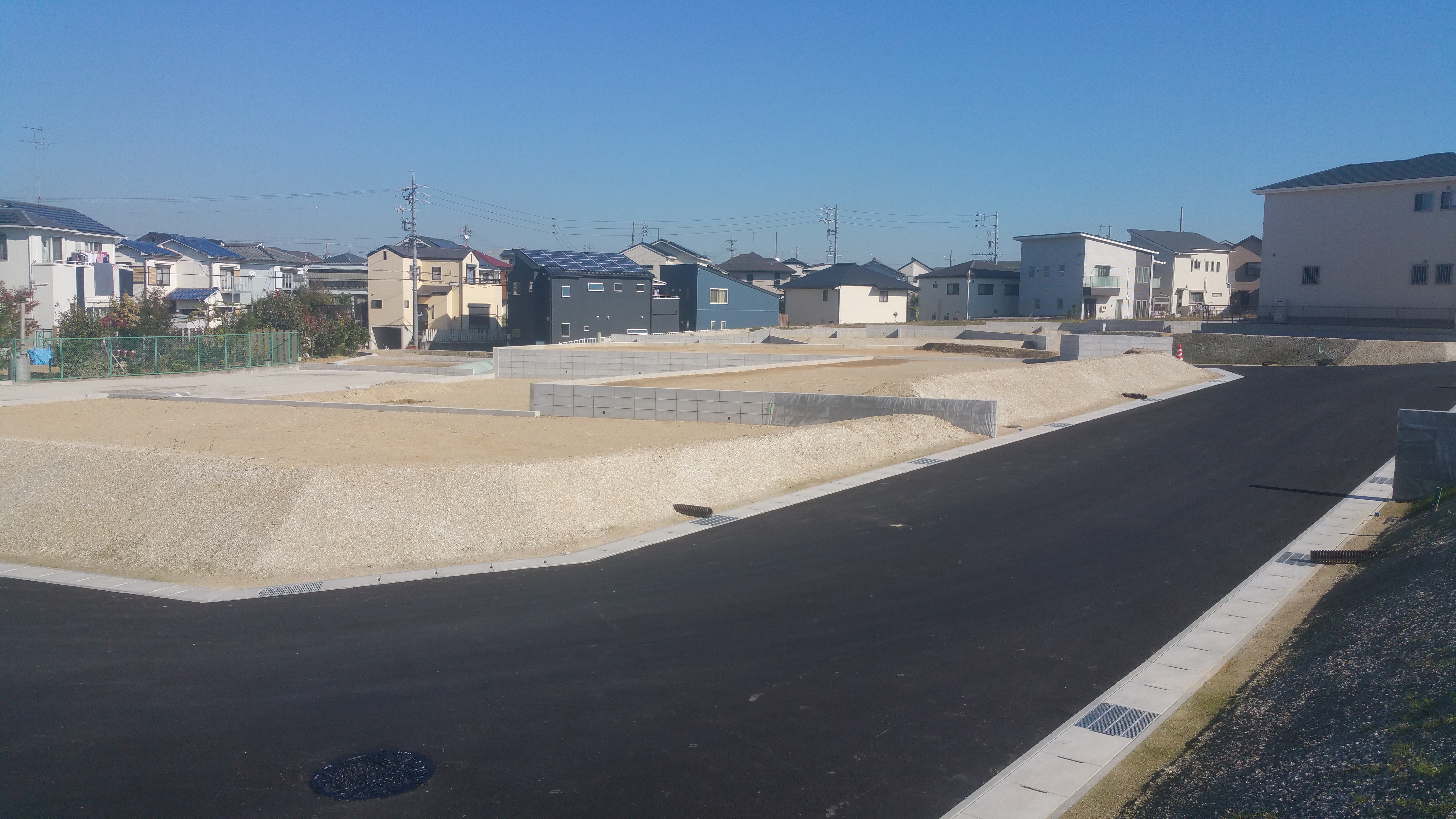 日進市上小深田地内宅地開発工事