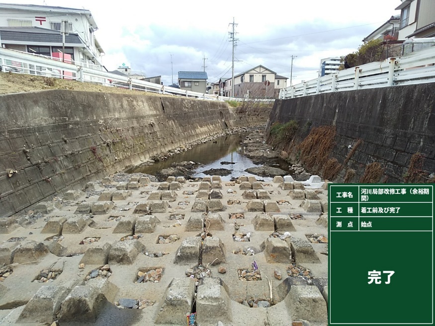 河川局部改修工事（余裕期間）